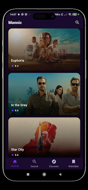 Mannic : Movie & Tv Shows Screenshot 1
