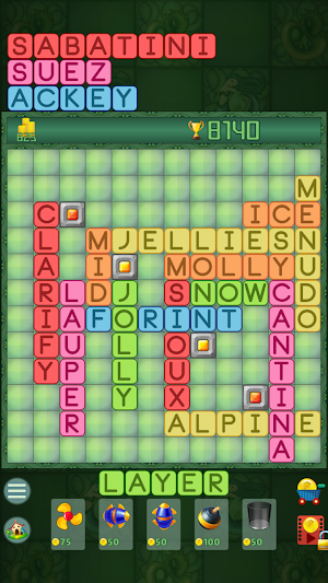 Place Words, word puzzle game. Screenshot 0