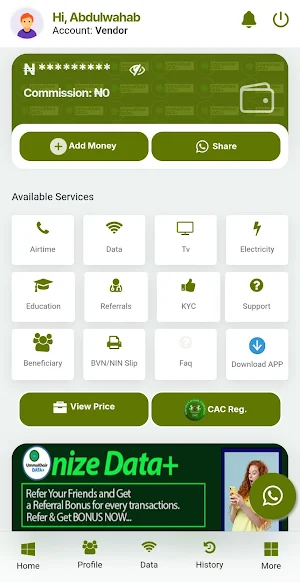 Onize Data+ Screenshot 2
