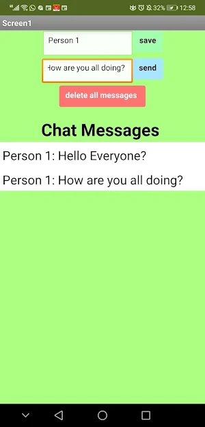 Aleen's Chat App Screenshot 0