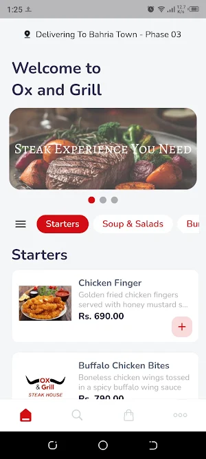 Ox and Grill Screenshot 1