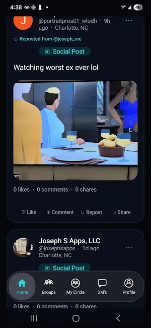 Rise Up Social Screenshot 0