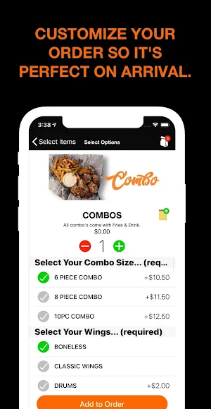 J's Creole Wings Screenshot 1