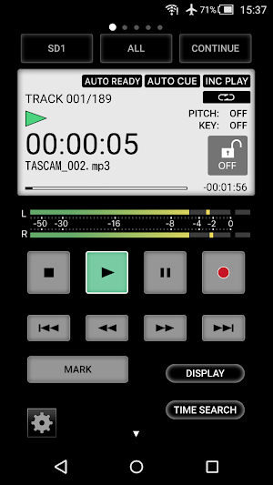 TASCAM SS250 CONTROL Screenshot 0