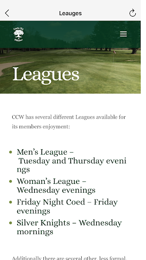 Country Club Of Wilbraham Screenshot 1