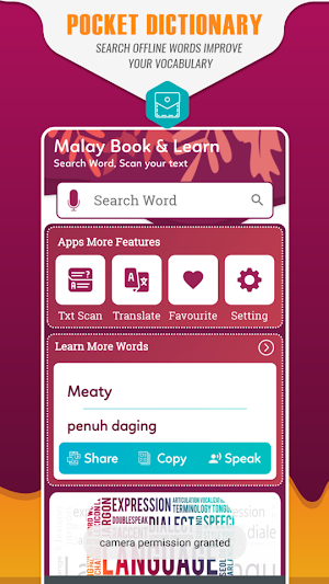 English To Malay Translator & Malay Dictionary Screenshot 0