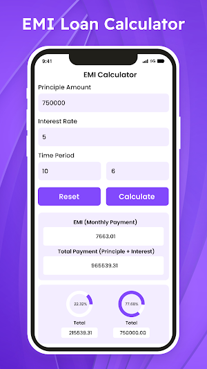LOANPRO - EMI Loan Calculator Screenshot 2