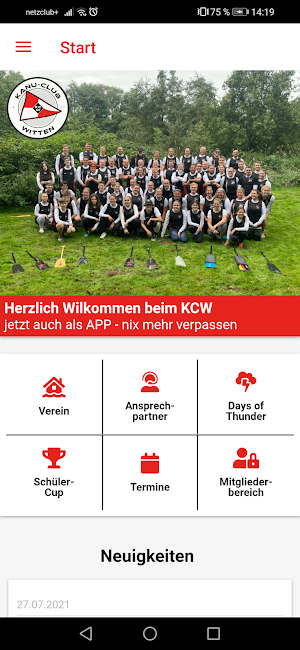 Kanu-Club Witten e.V. Screenshot 1