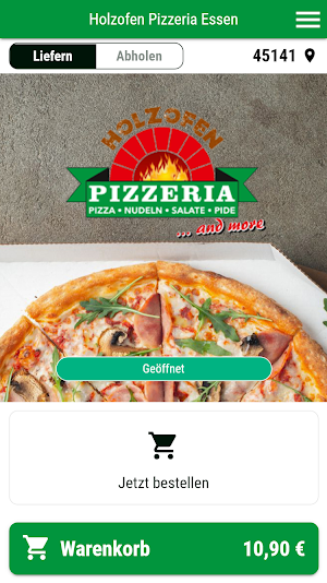Holzofen Pizzeria Screenshot 0