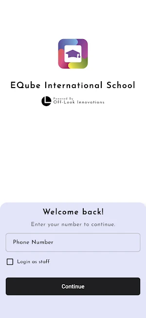 EQube International School App Screenshot 0