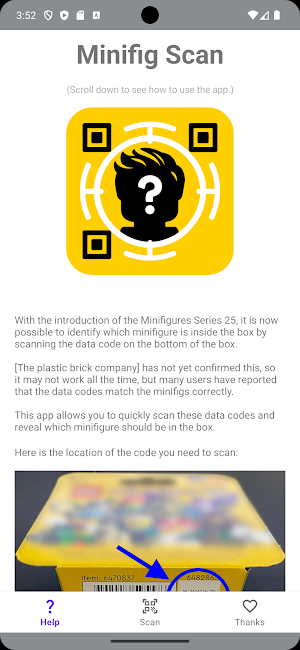Minifig Scan Screenshot 3