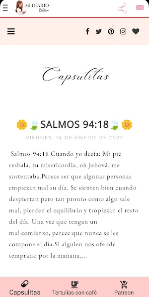 Mi diario Bíblico Screenshot 0