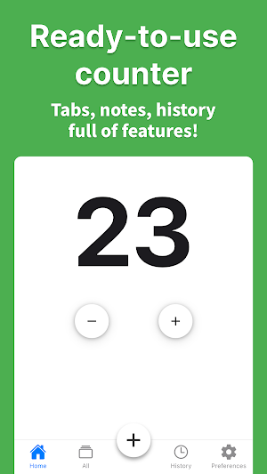 Counter - One-Tap Counter Screenshot 0
