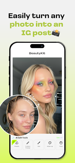 BeautyKit: AI Face & Body Edit Screenshot 2