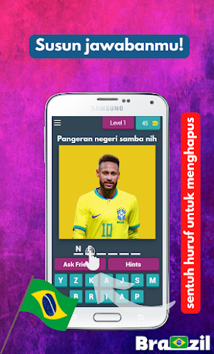 Tebak Pemain Brasil Screenshot 2