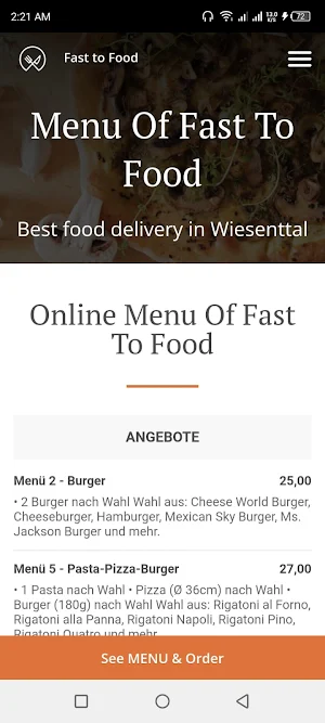 Fast to Food Screenshot 1