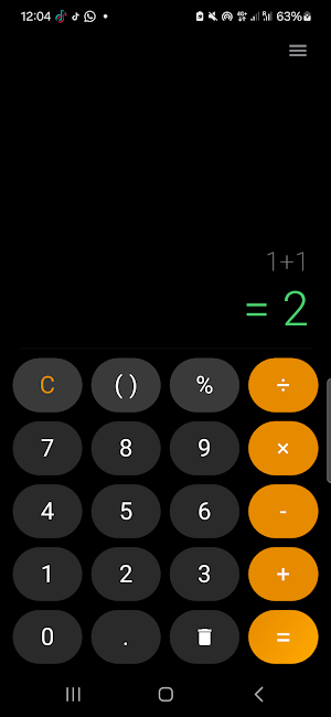 Calculator Screenshot 1