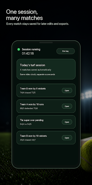 Turf Cricket Scorer Screenshot 3