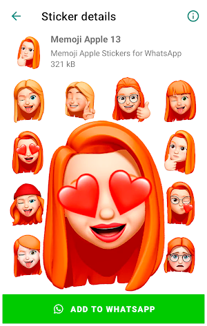 Memoji Apple for WhatsApp Screenshot 3
