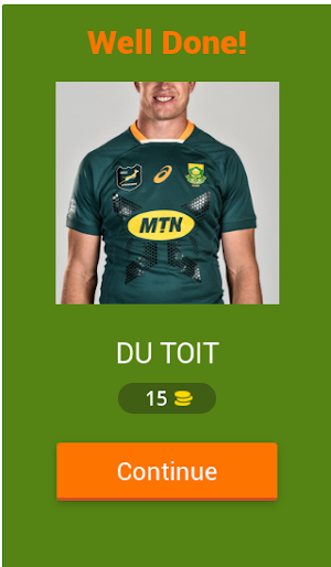 Springboks Players trivia Screenshot 1