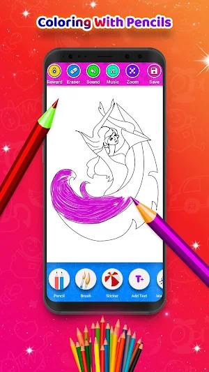 Princess Coloring Book - Princess Drawing Screenshot 3