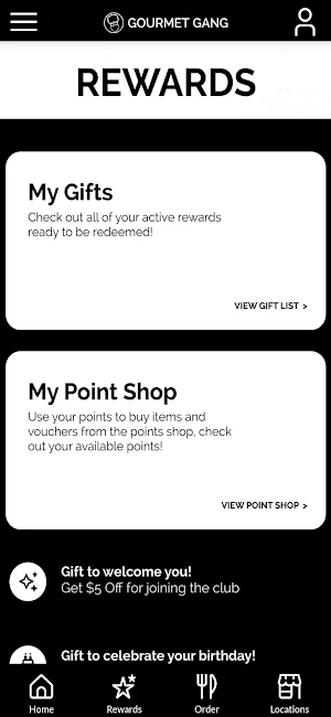 Gourmet Gang Rewards Screenshot 3