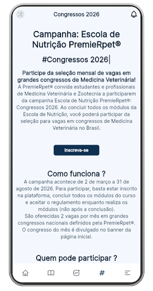 Escola de Nutrição PremieRpet® Screenshot 3