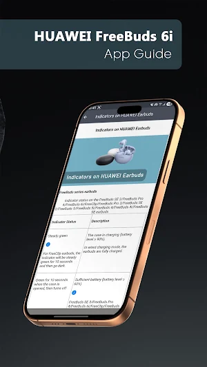 HUAWEI FreeBuds 6i App Guide Screenshot 1