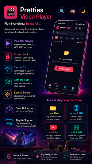 Pretties Video Player Screenshot 1