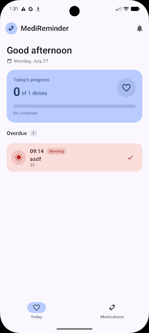 MediReminder Screenshot 0