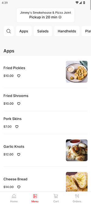 Jimmy's Smokehouse Screenshot 1