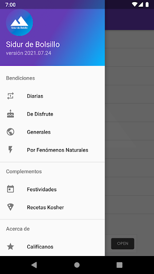 Sidur de Bolsillo - Español y Hebreo Gratis Screenshot 1