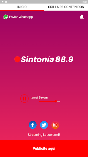 Sintonía 88.9 Screenshot 1
