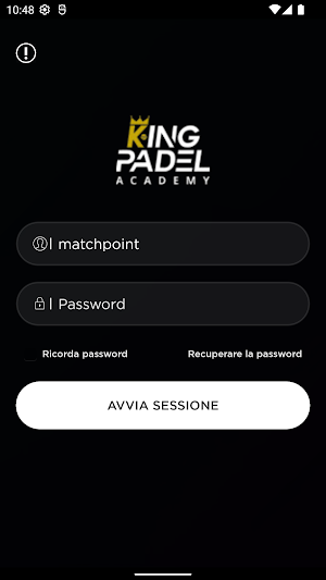 King Padel Academy Screenshot 0