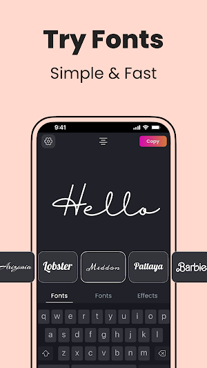 Fonts for Insta Story: Fontini Screenshot 2