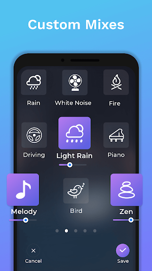 Sleep Sounds - Rain Sounds & Relax Music Screenshot 2