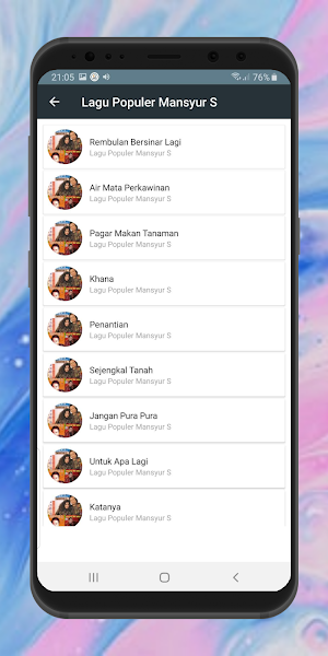 Lagu Dangdut Mansyur S Offline Screenshot 2