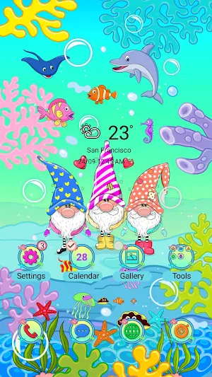 Gnomes In The Sea - Wallpaper Screenshot 0