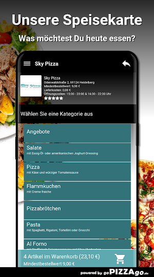 Sky Pizza Heidelberg Screenshot 3