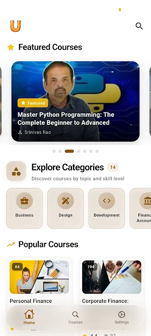 UCourse: Certification Courses Screenshot 0