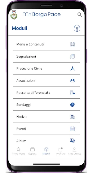 MyBorgoPace Screenshot 2
