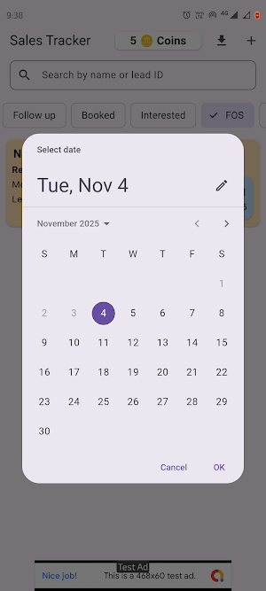 Sales Tracker Screenshot 3