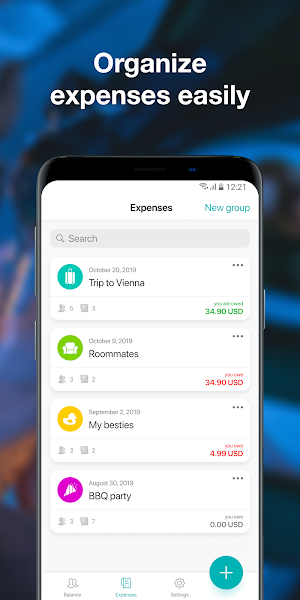 Finsplit - Split Bills & Share Expenses Screenshot 3