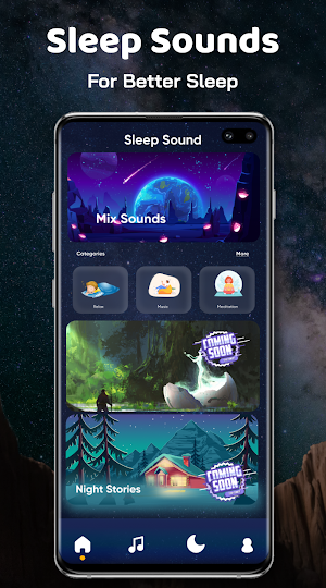 Relaxing Sleep Sounds Melodies Screenshot 0