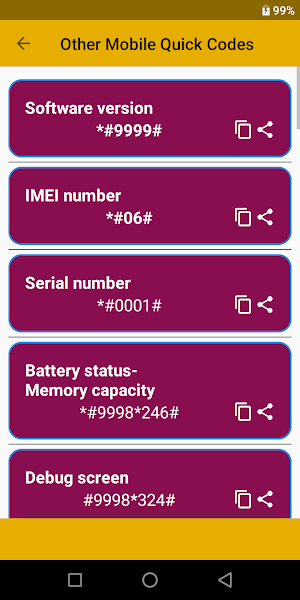 Guide for All Mobile Dial Code Screenshot 3