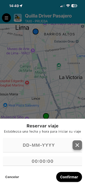 Quilla Drive Pasajero Screenshot 2