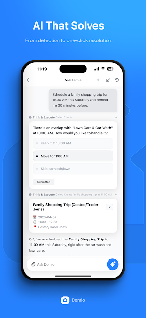 Domio - AI Family Organizer Screenshot 1