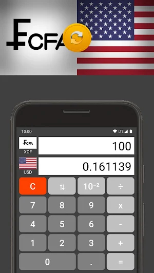 US Dollar / CFA Franc Screenshot 1