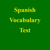 Spanish Vocabulary Test