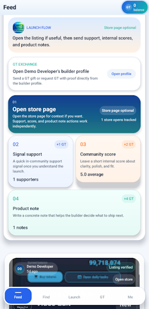 Dev Community: App Review Hub Screenshot 1